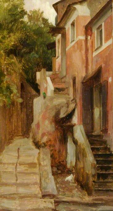 Une rue de Lerici, Italie - Frederic Leighton