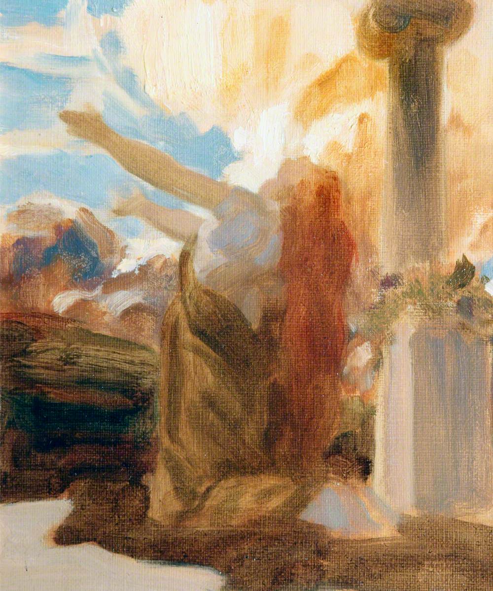 Clytie (croquis) - Frederic Leighton