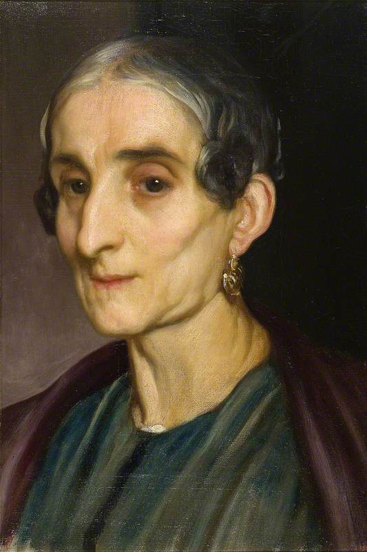 Tête d'une vieille femme italienne - Frederic Leighton