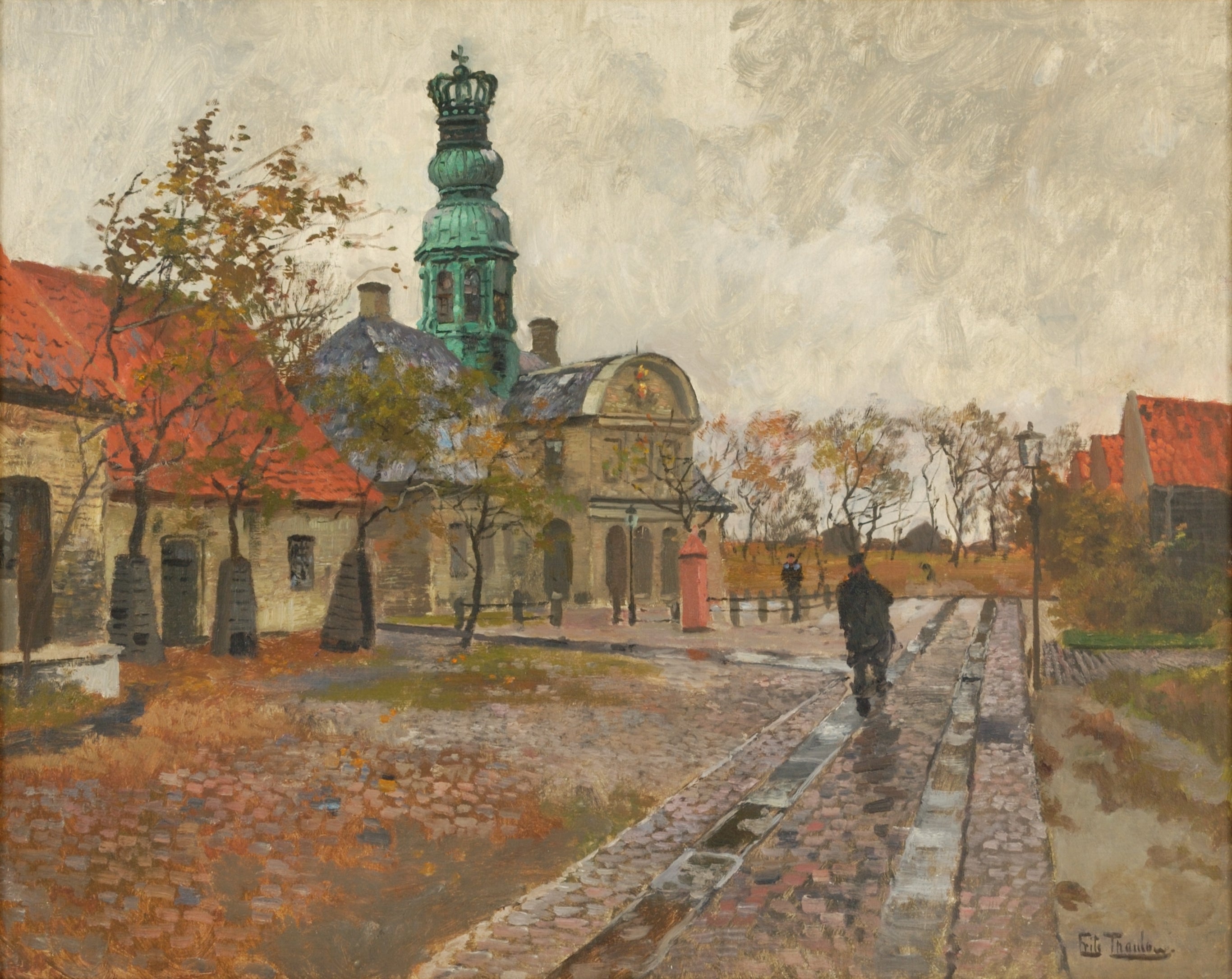 Nyholms Vagt - Frits Thaulow