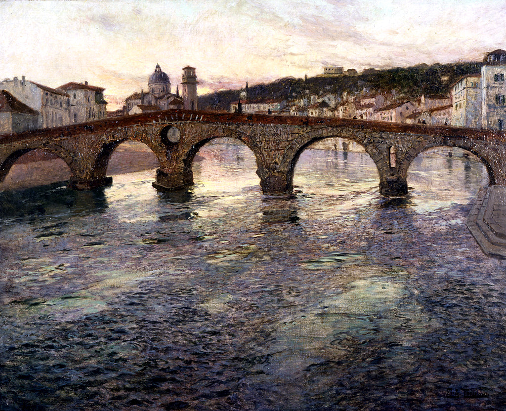 Le fleuve Adige à Vérone - Frits Thaulow