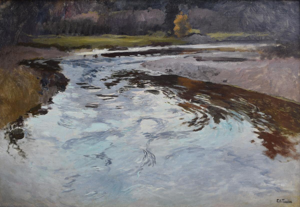 La rivière à Beaulieu - Frits Thaulow