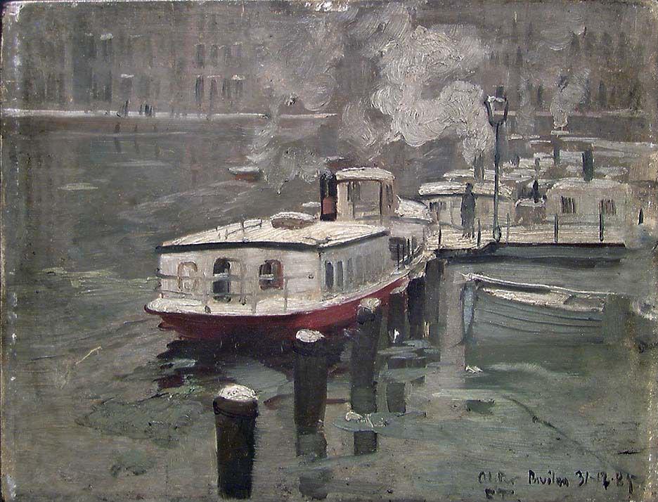 Vue depuis l'Alster - Frits Thaulow
