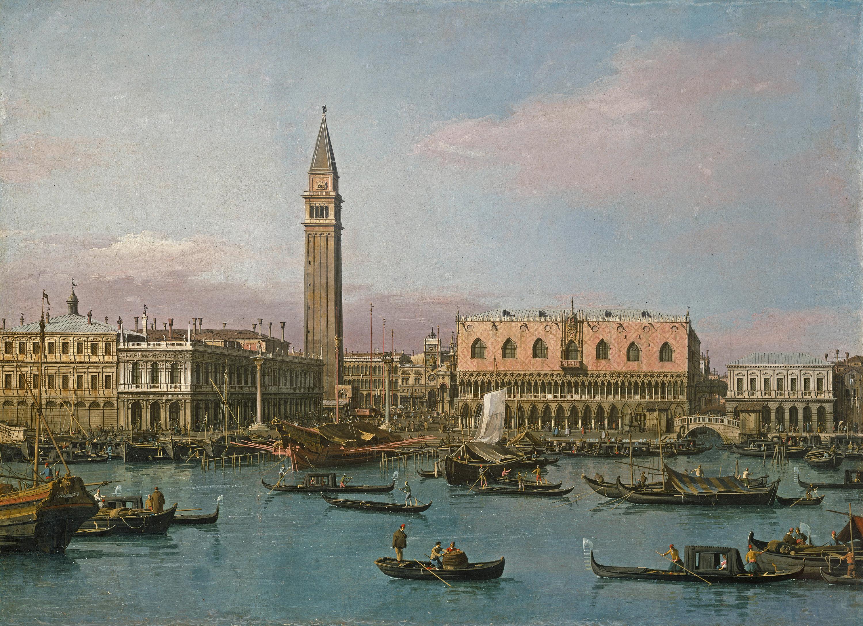 La Piazzetta et le Bacino di San Marco - Canaletto
