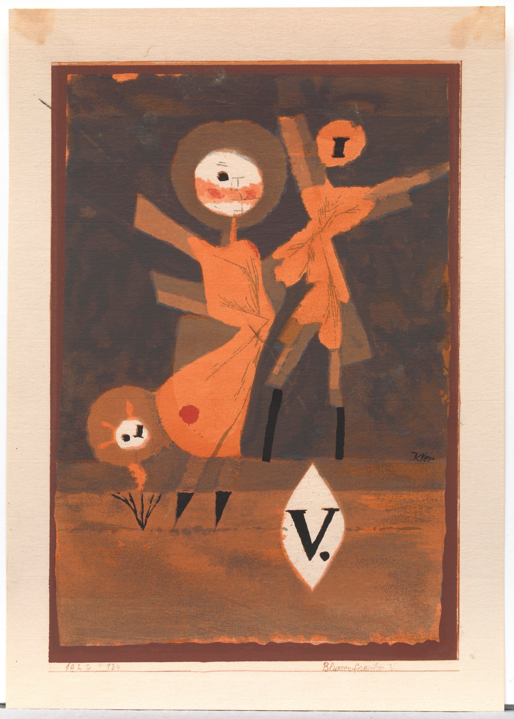Blomsterfamilie V. - Paul Klee