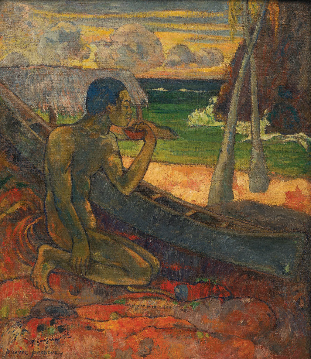 Reproduction du tableau « Pauvre pêcheur - Paul Gauguin » par Alpha Reproduction en peinture à l’huile