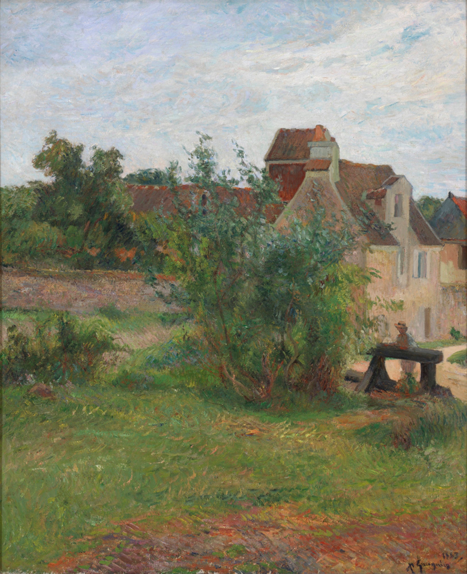 Busagny-gården i Osny - Paul Gauguin