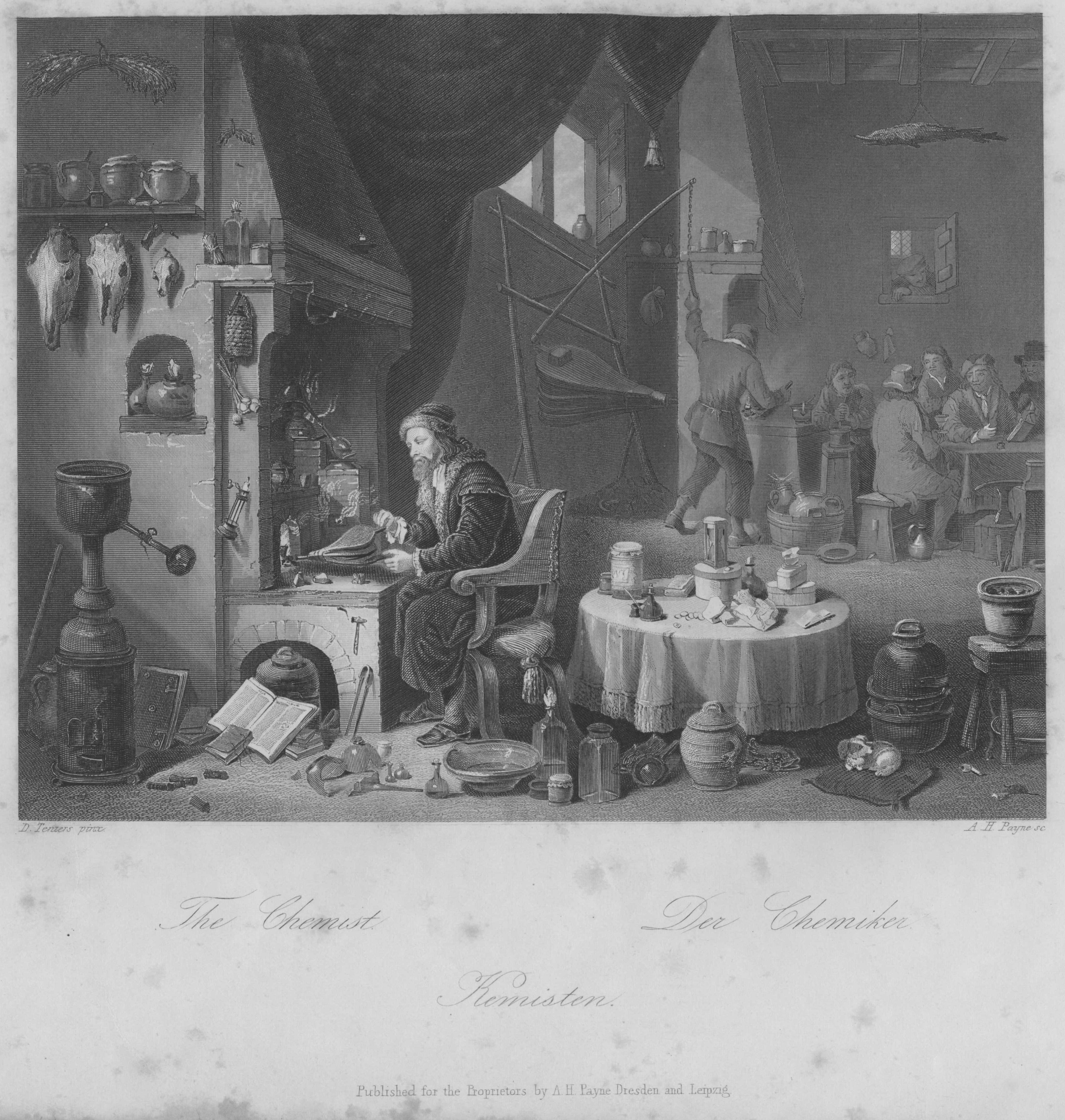 L'Alchimiste - David Teniers le Jeune