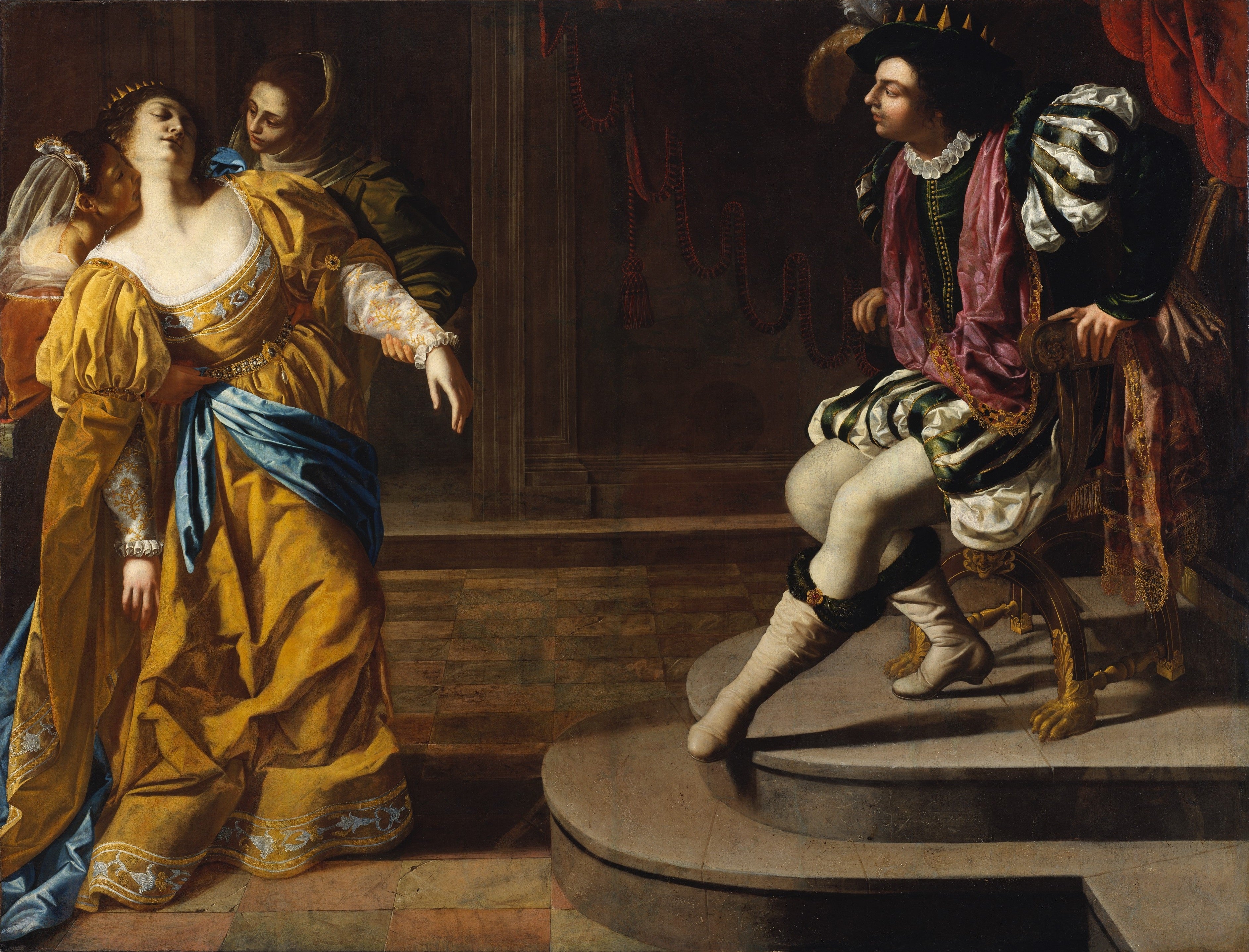 Esther et Assuérus - Artemisia Gentileschi