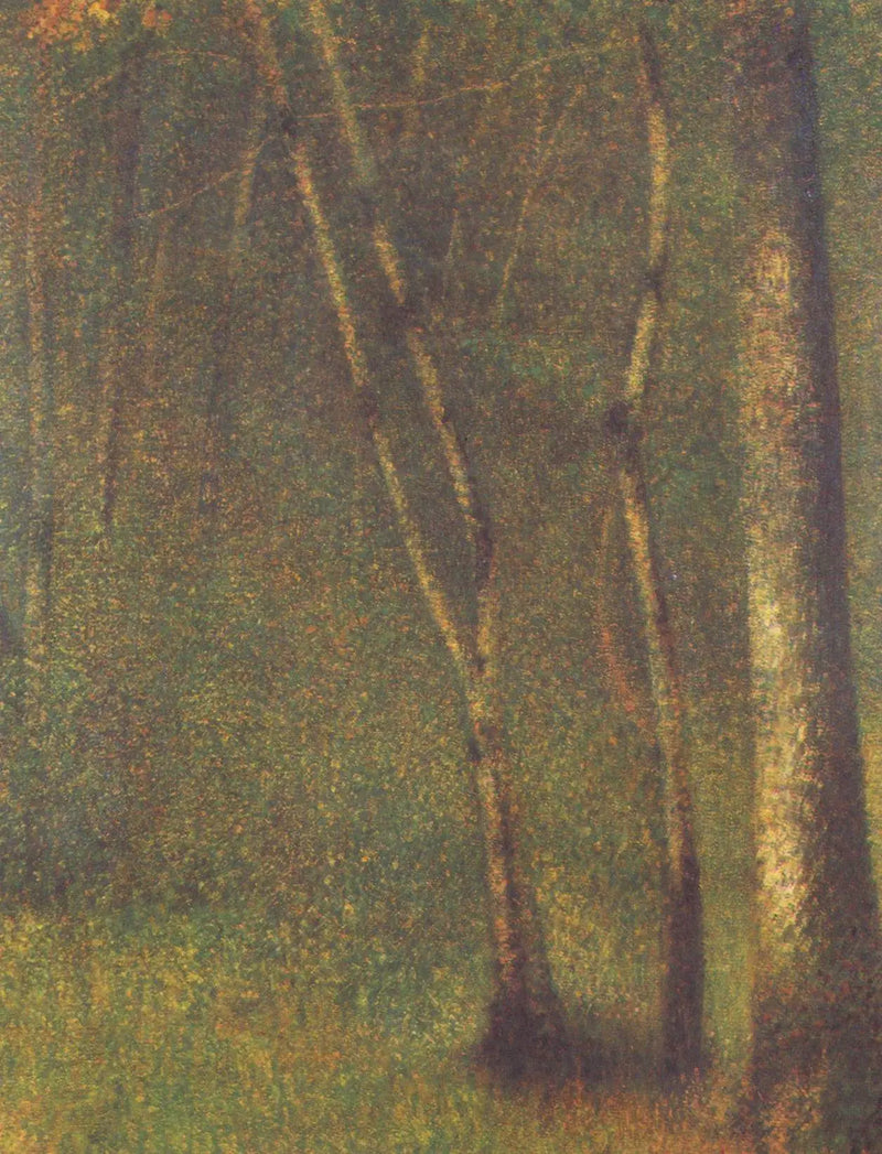 Undergrowth at Pontaubert - Georges Seurat