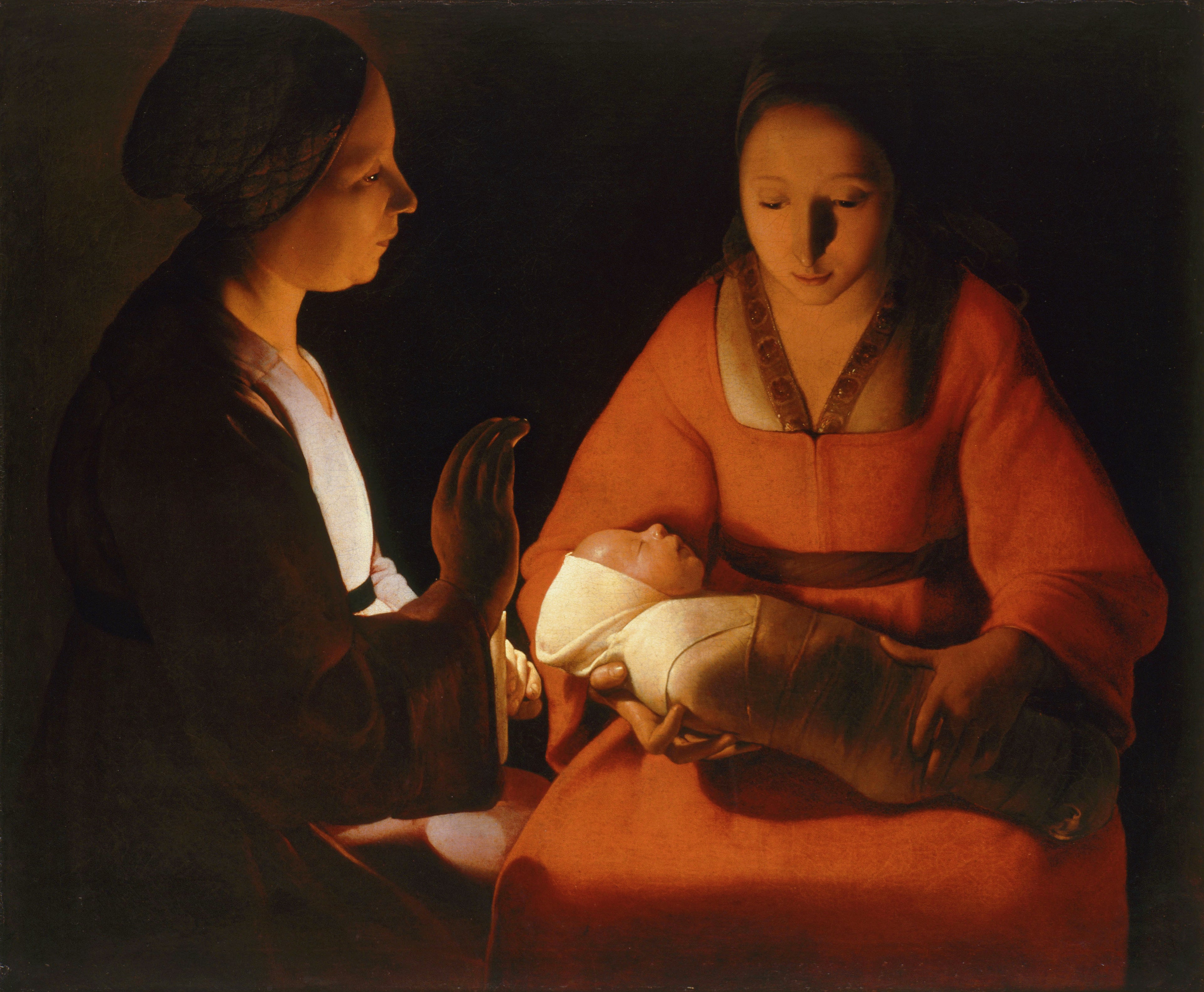 Le Nouveau-né - Georges de La Tour - Alpha Reproduction