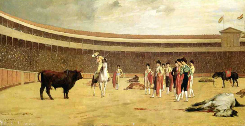 Taurus og picador - Jean-Léon Gérôme