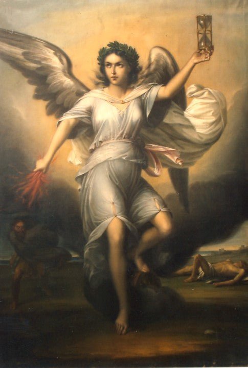 Némésis, déesse de la vengeance, Gheorghe Tattarescu, 1853, peinture à l’huile