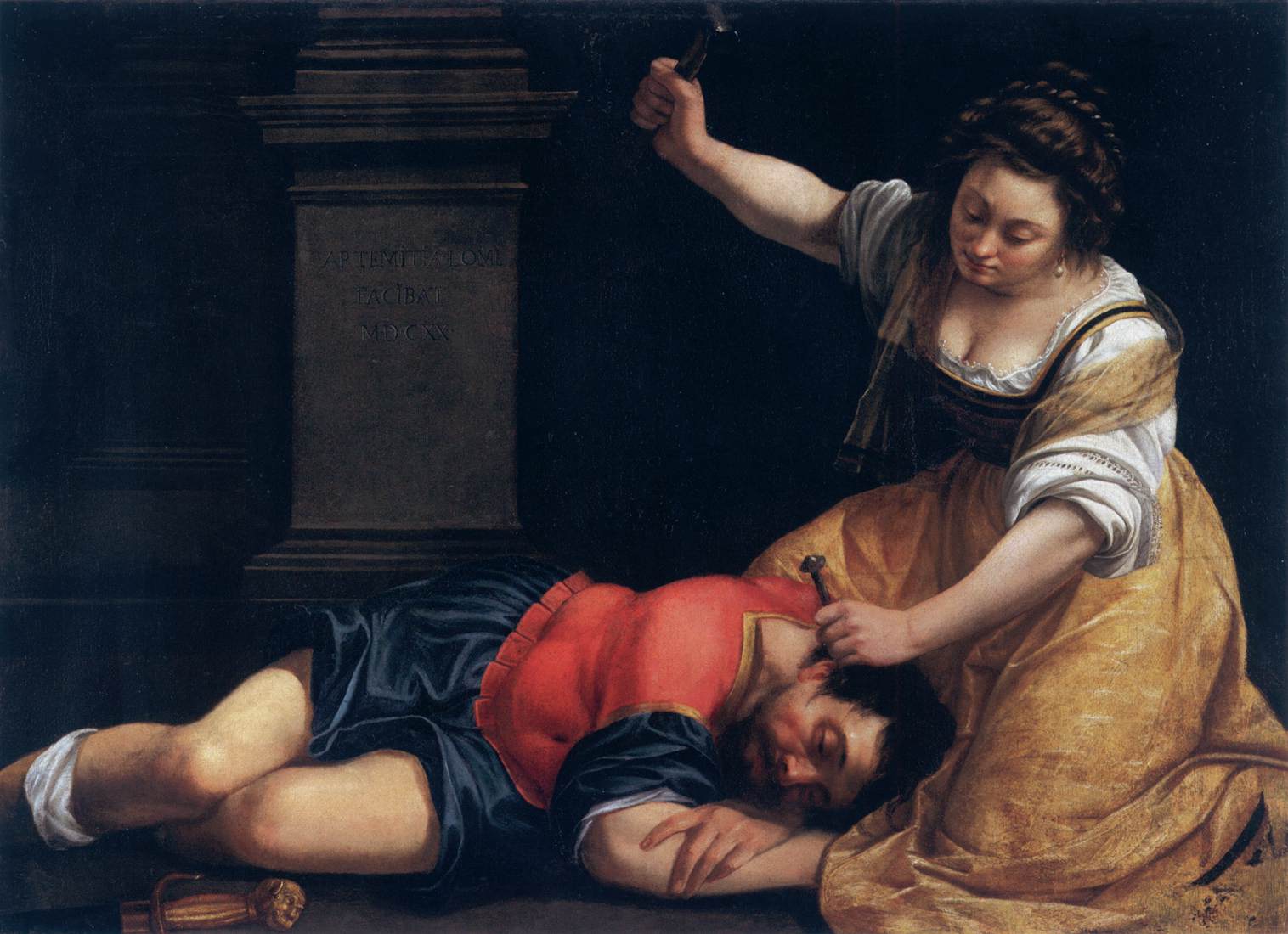 Yaël et Siséra - Artemisia Gentileschi