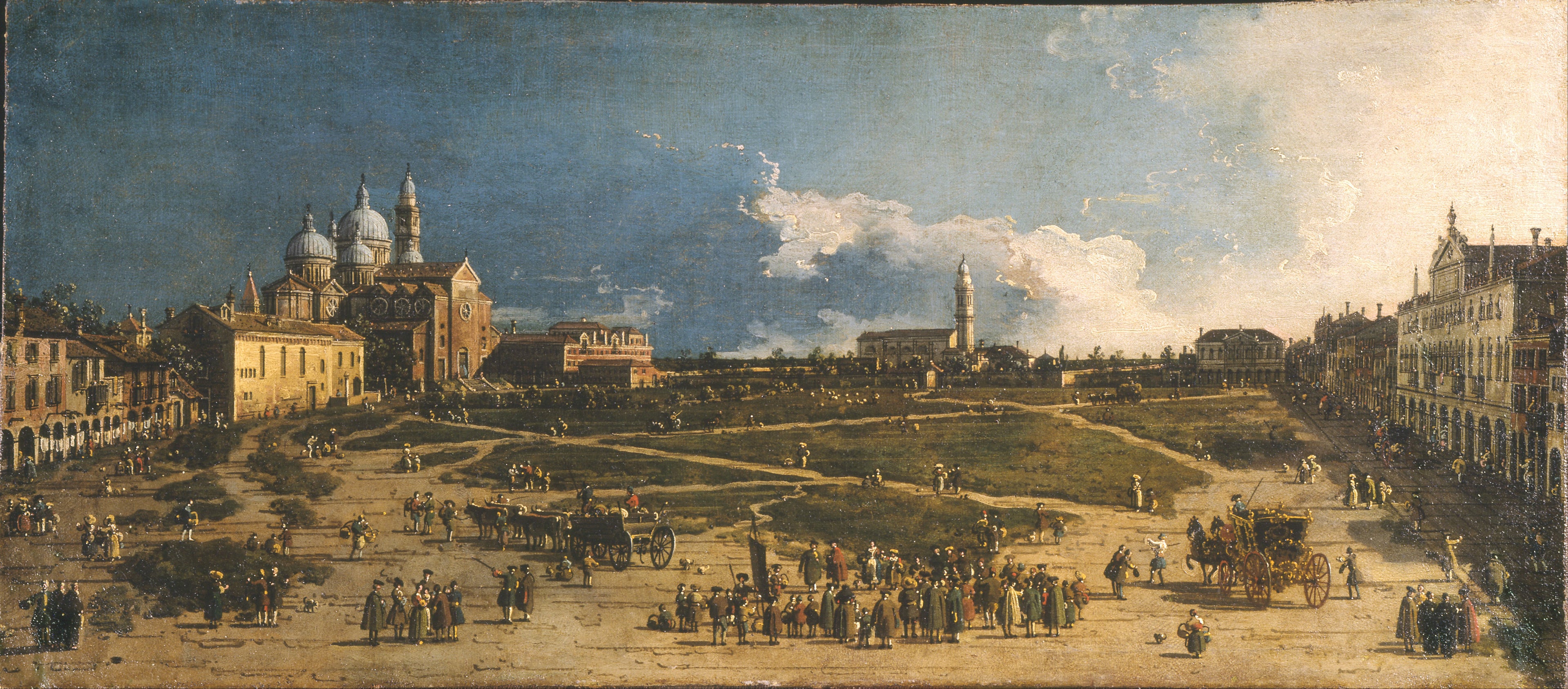 Le Pra della Valle à Padoue - Canaletto