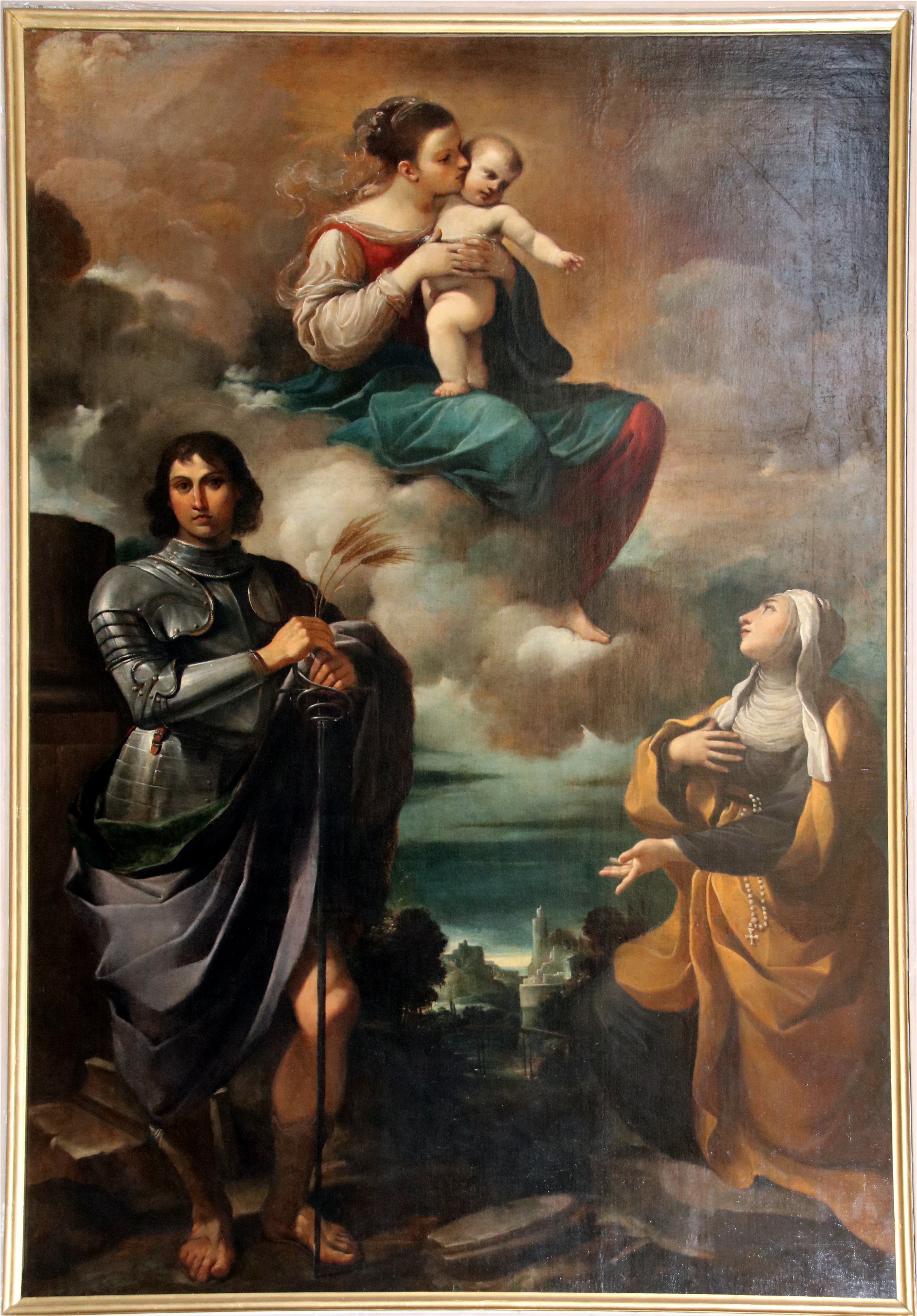 Catégorie:Madonna col Bambino in gloria con san Pancrazio e una santa monaca - Guercino - Alpha Reproduction