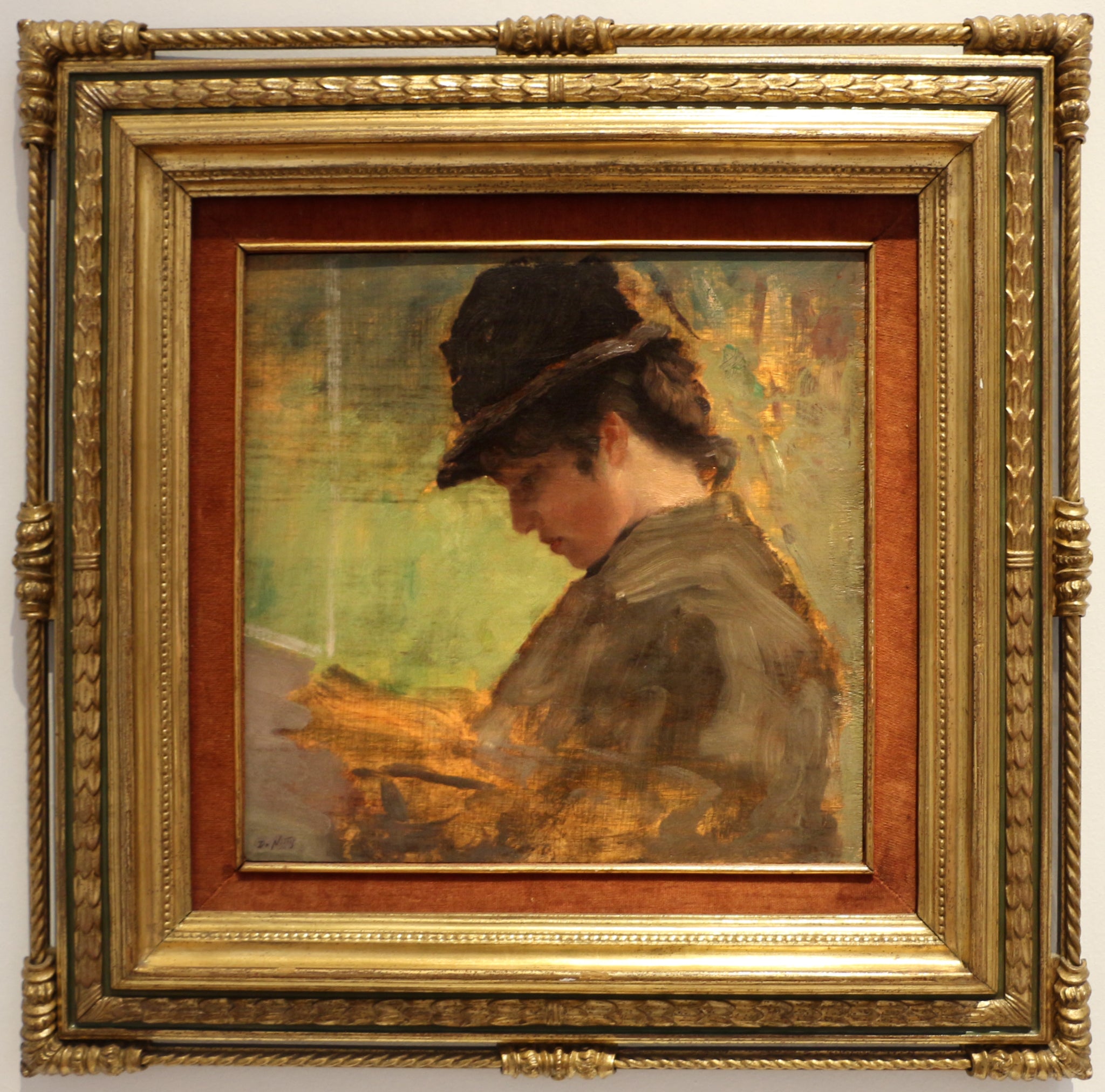 Jeune fille anglaise - Giuseppe De Nittis - Alpha Reproduction