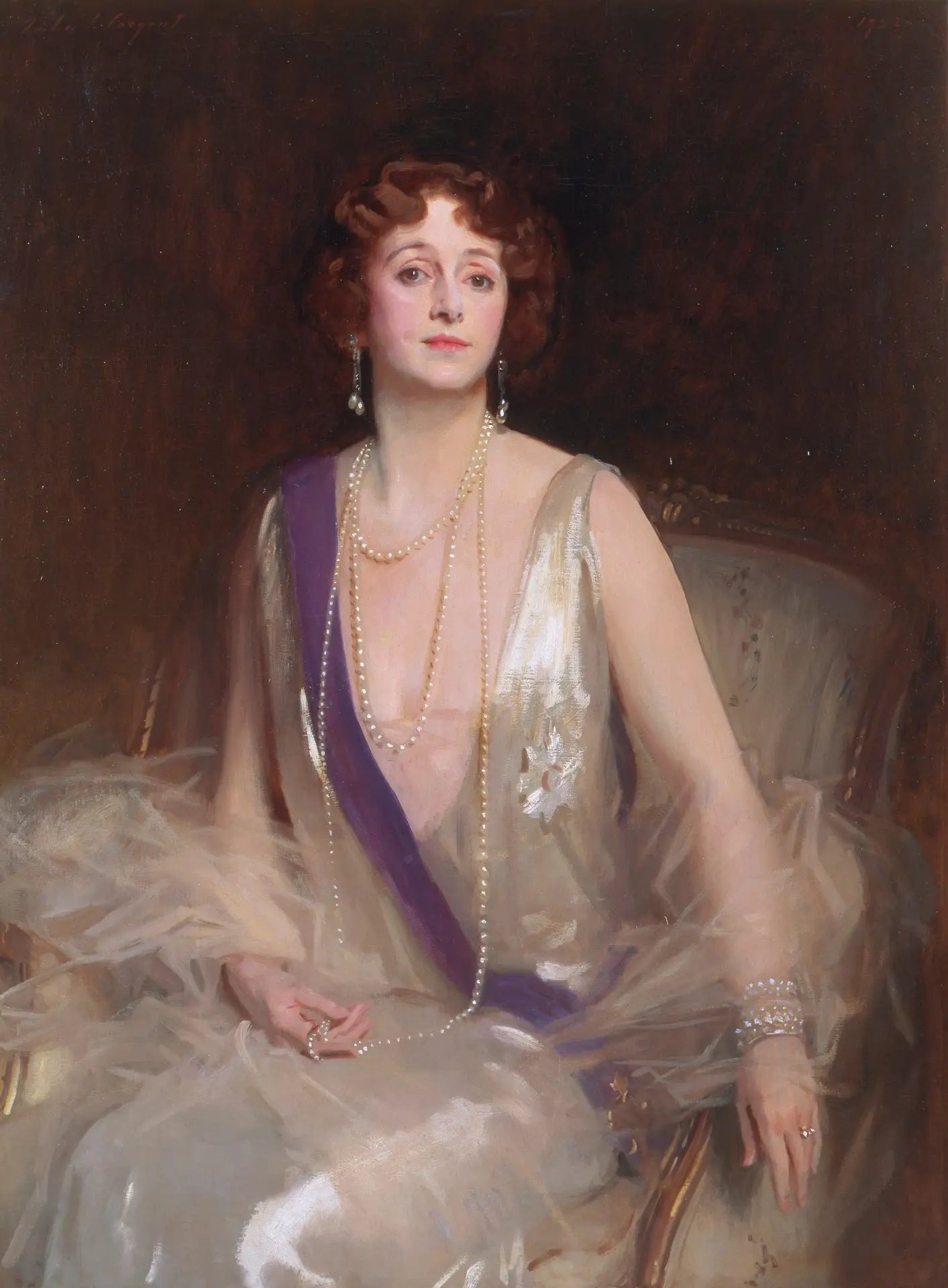 Reproduction du tableau « Grace Elvina, marquise Curzon de Kedleston - John Singer Sargent » par Alpha Reproduction en peinture à l’huile