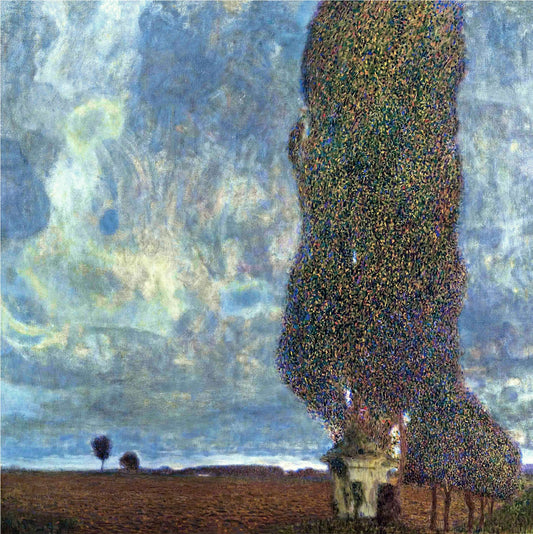🌳 Store Poppeltrær II (Nærmende Storm) – Gustav Klimt (ca. 1903)