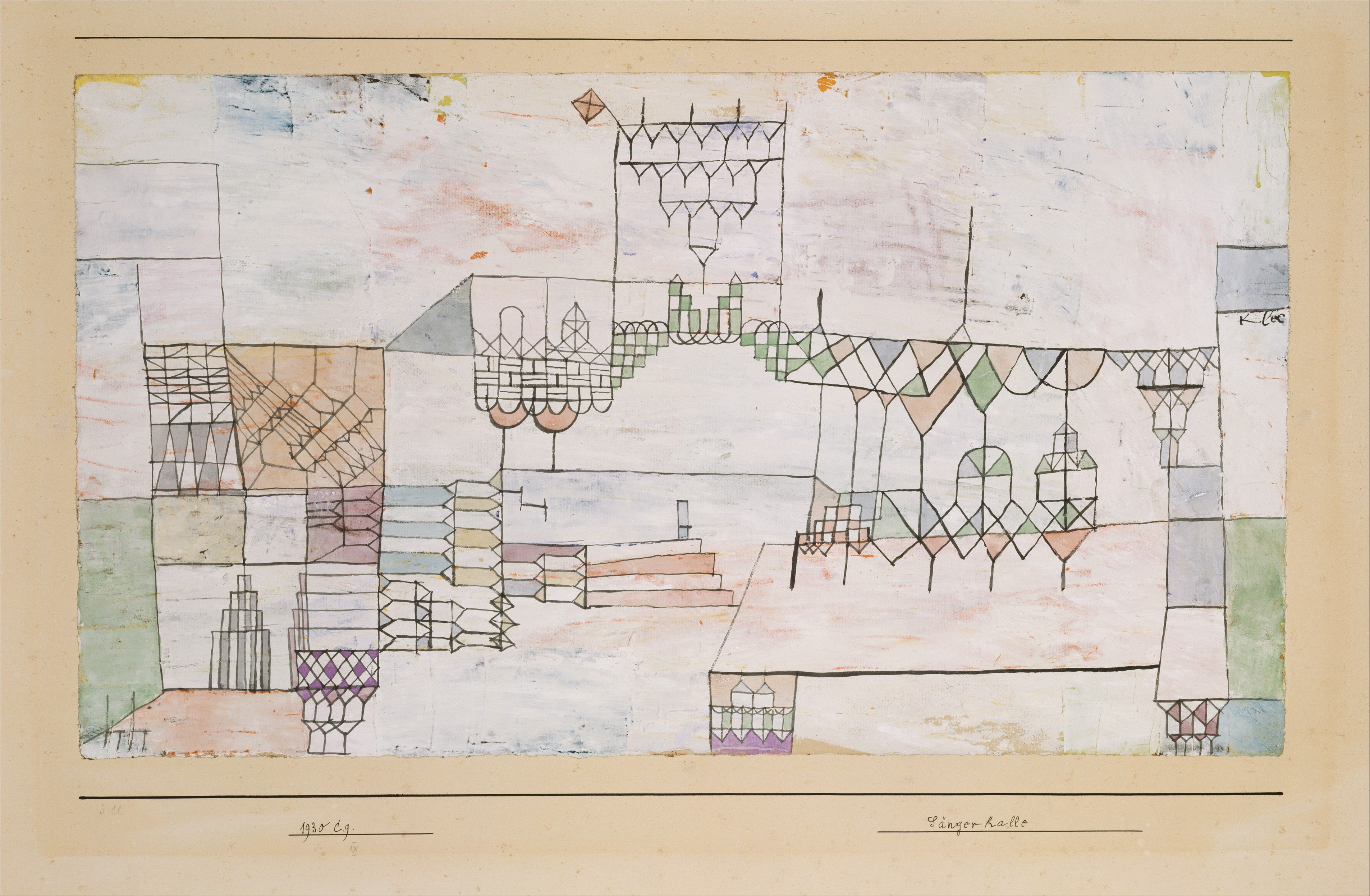 Storsalen til Sangerne - Paul Klee