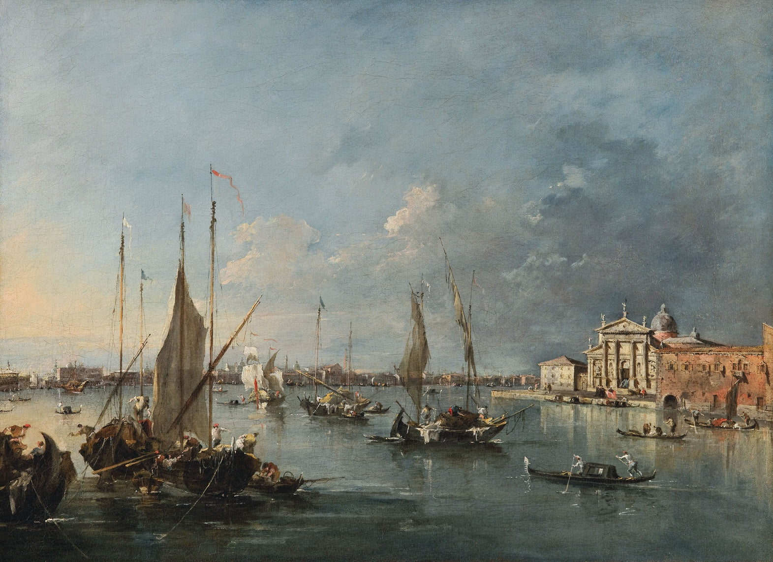 L'Église San Giorgio Maggiore vue de la Giudecca - Francesco Guardi