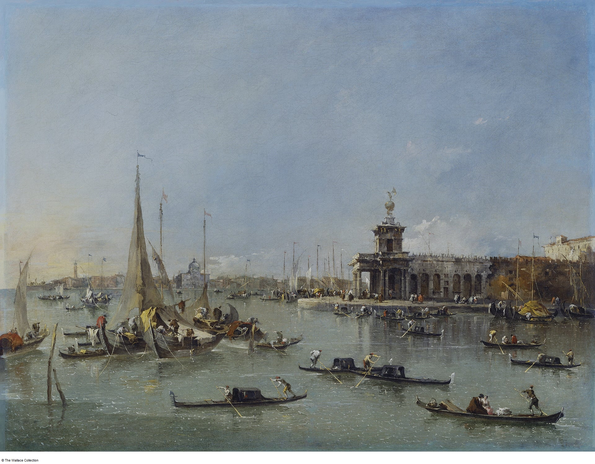 Venise : la Dogana avec la Giudecca - Francesco Guardi