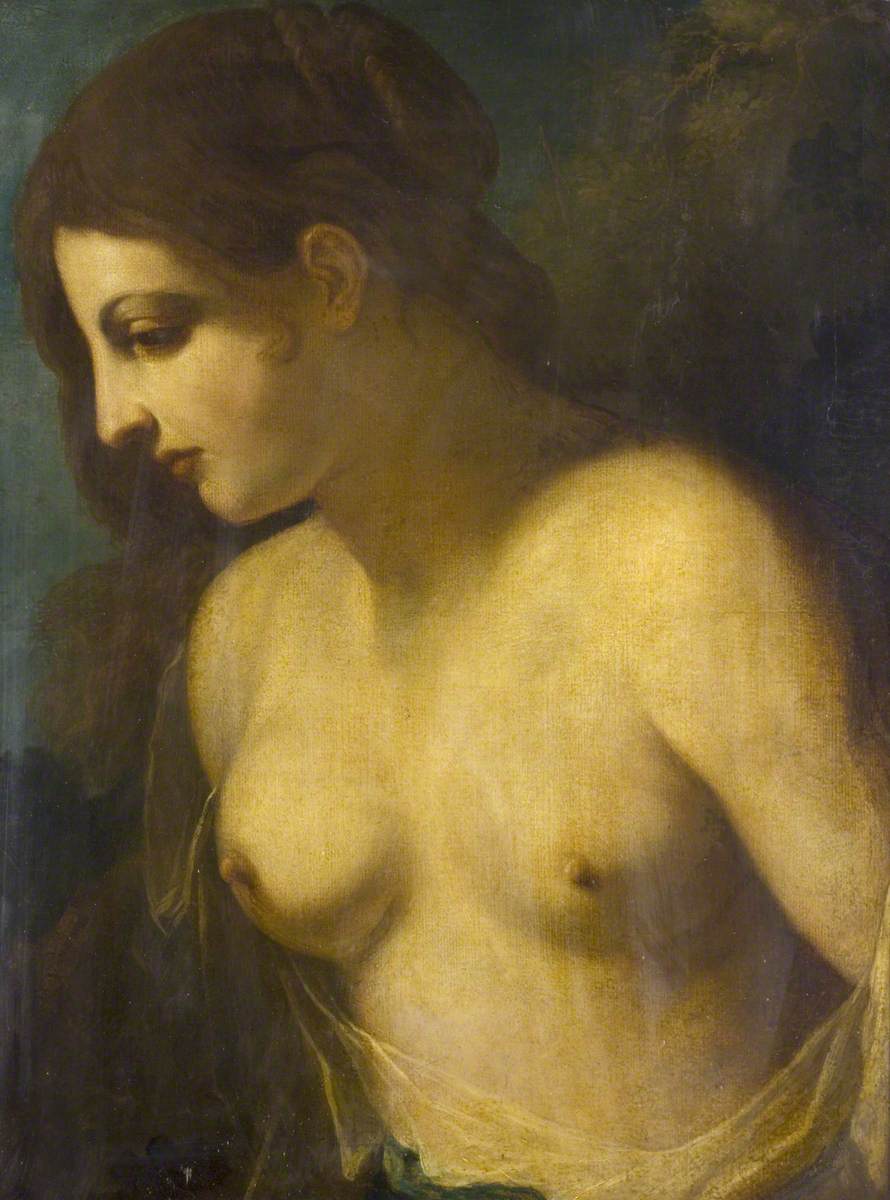 Torse féminin - Guercino - Alpha Reproduction