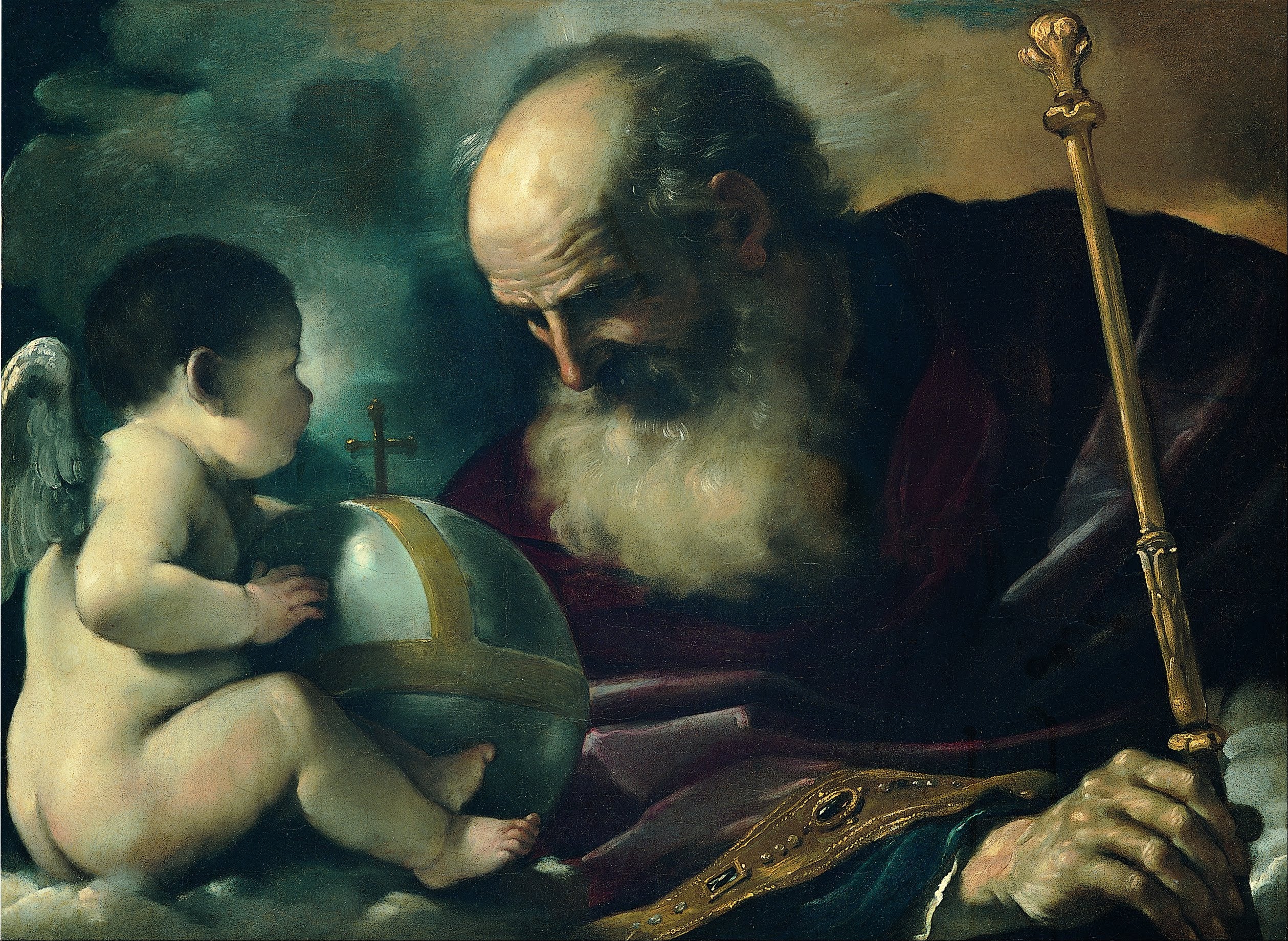 Dieu le Père et l’Ange - Guercino - Alpha Reproduction