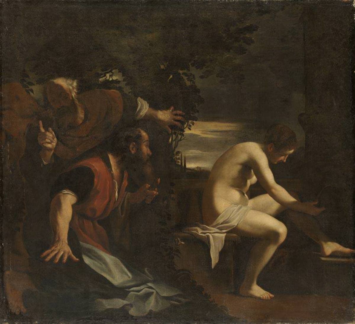 Suzanne et les vieillards. - Guercino - Alpha Reproduction