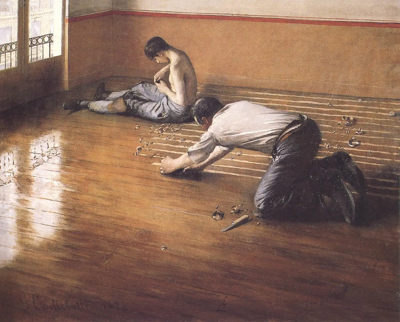 Parkettplanleggerne - Gustave Caillebotte
