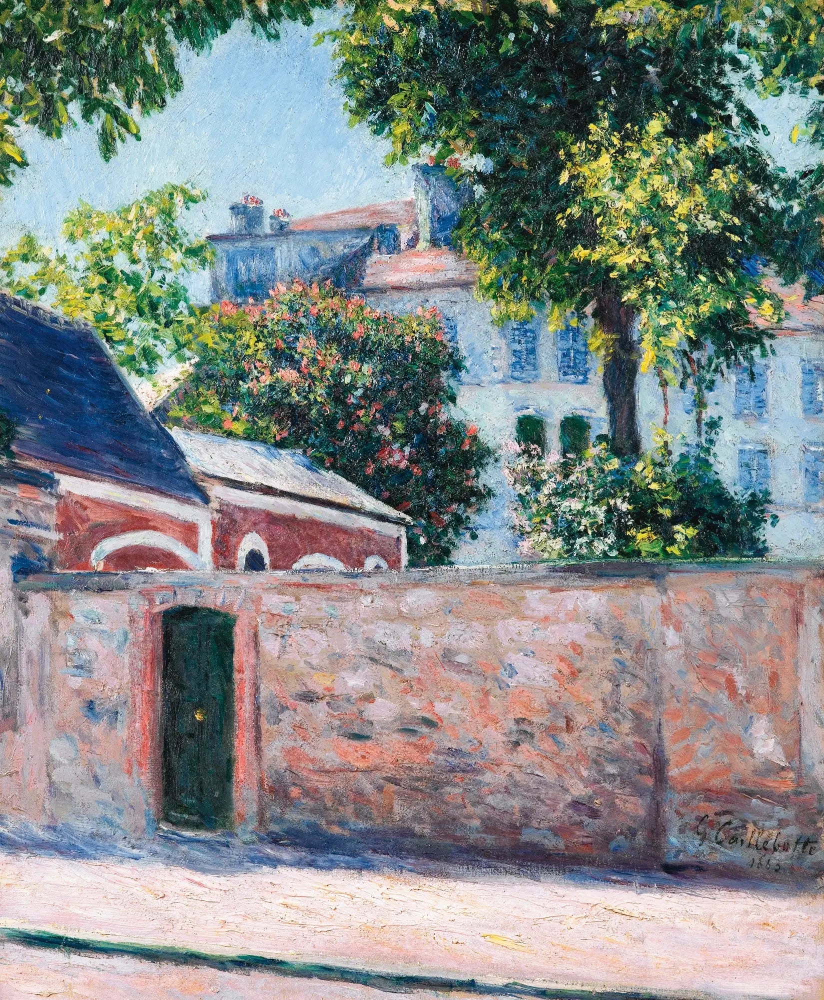 Reproduction du tableau « Maisons à Argenteuil - Gustave Caillebotte » par Alpha Reproduction en peinture à l’huile