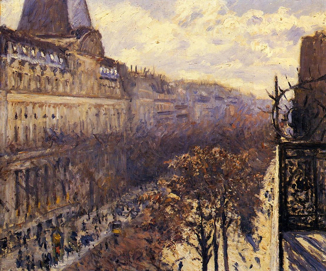 Reproduction du tableau « Boulevard des Italiens - Gustave Caillebotte » par Alpha Reproduction en peinture à l’huile