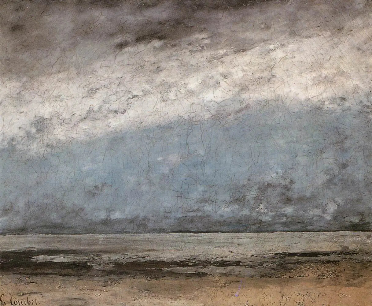 La mer près de Trouville - Gustave Courbet - Alpha Reproduction