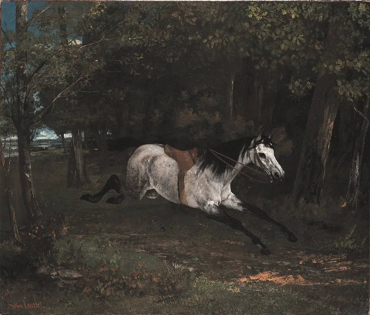 Le Cheval dérobé - Gustave Courbet - Alpha Reproduction