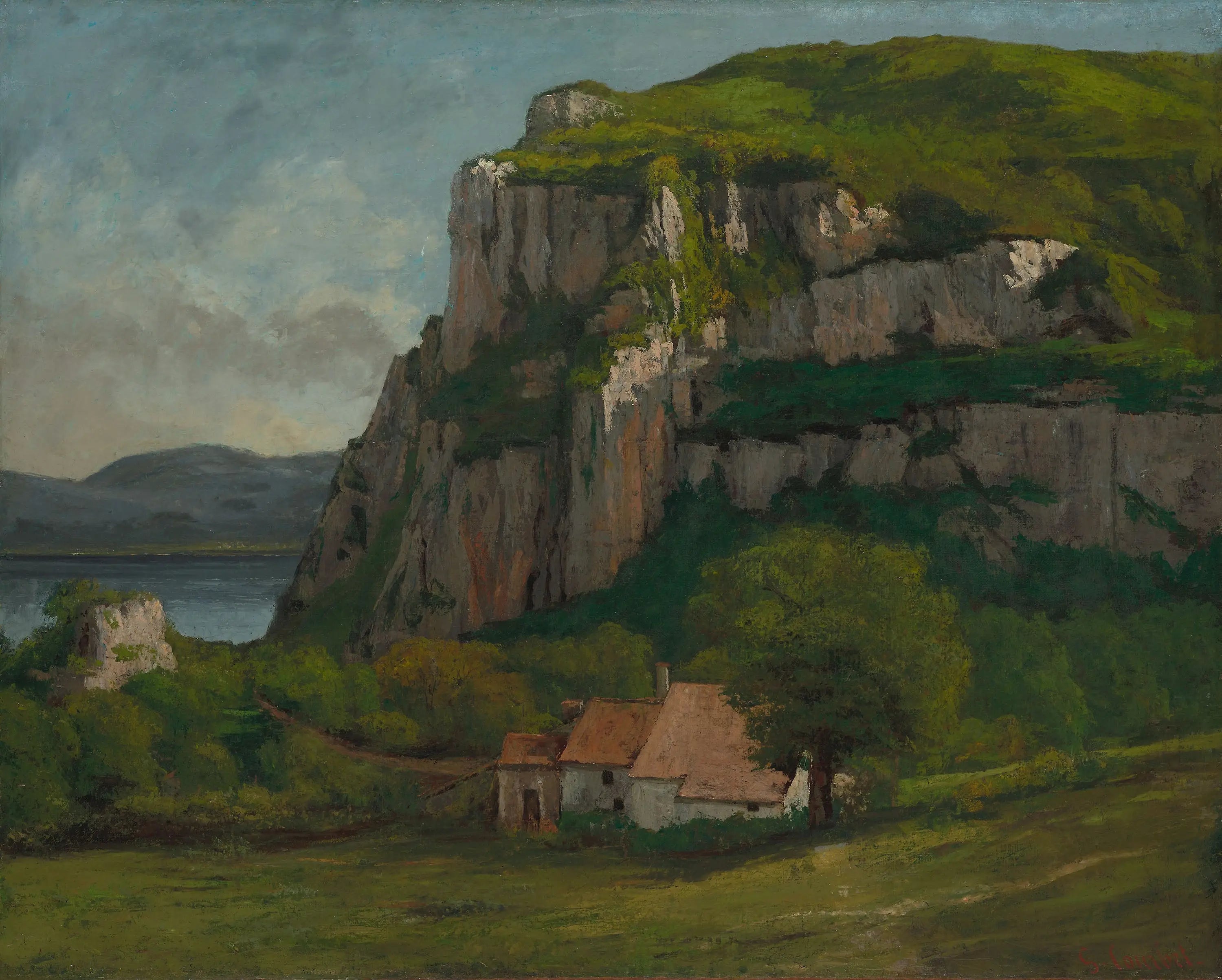 Les Roches de Hautepierre - Gustave Courbet - Alpha Reproduction