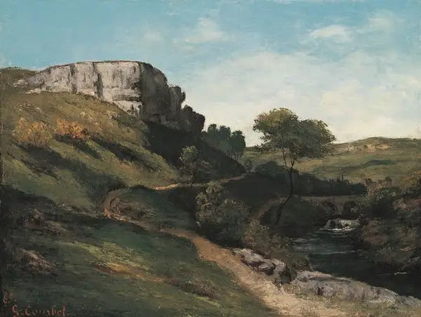 Paysage près de Maisières - Gustave Courbet - Alpha Reproduction