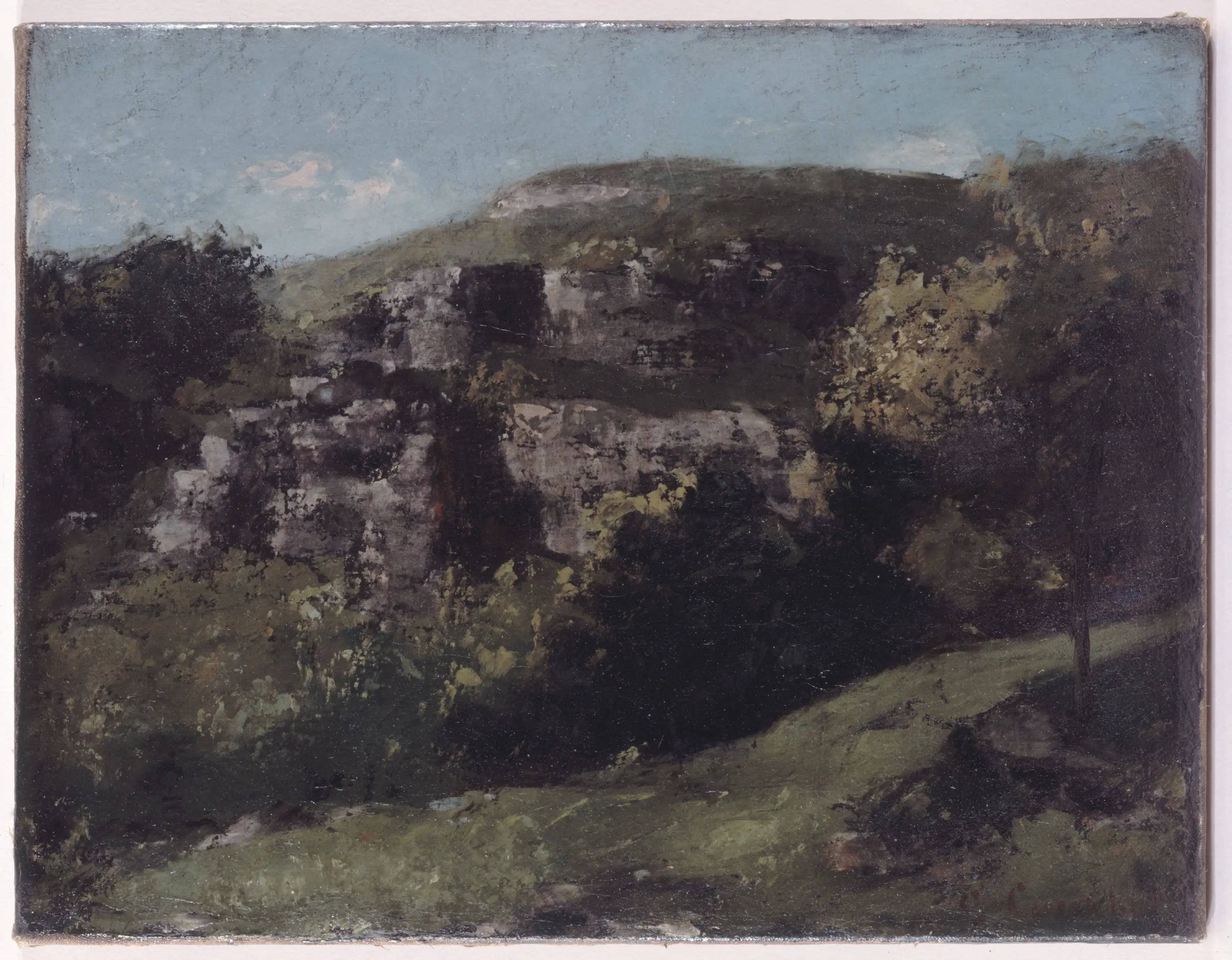 Rochers à Ornans - Gustave Courbet - Alpha Reproduction