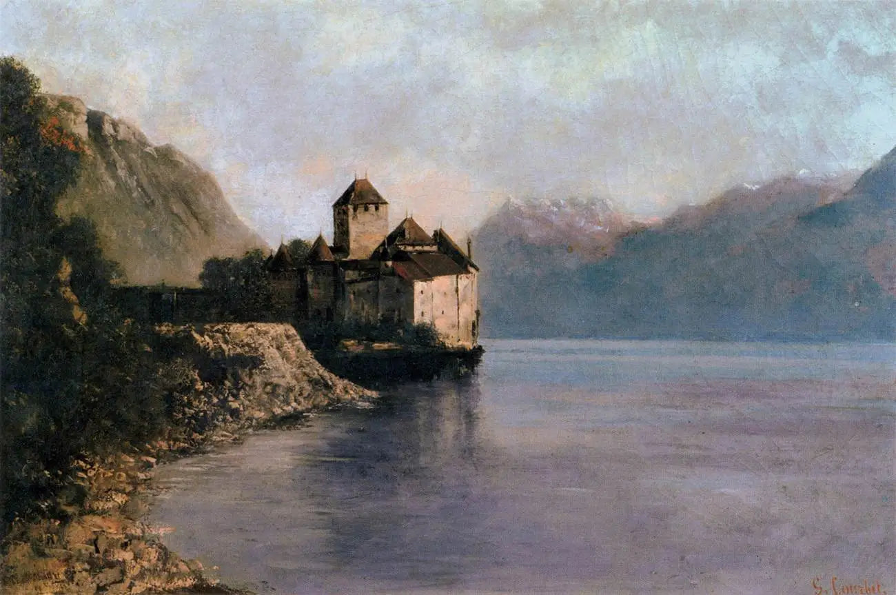Le Château de Chillon - Gustave Courbet - Alpha Reproduction