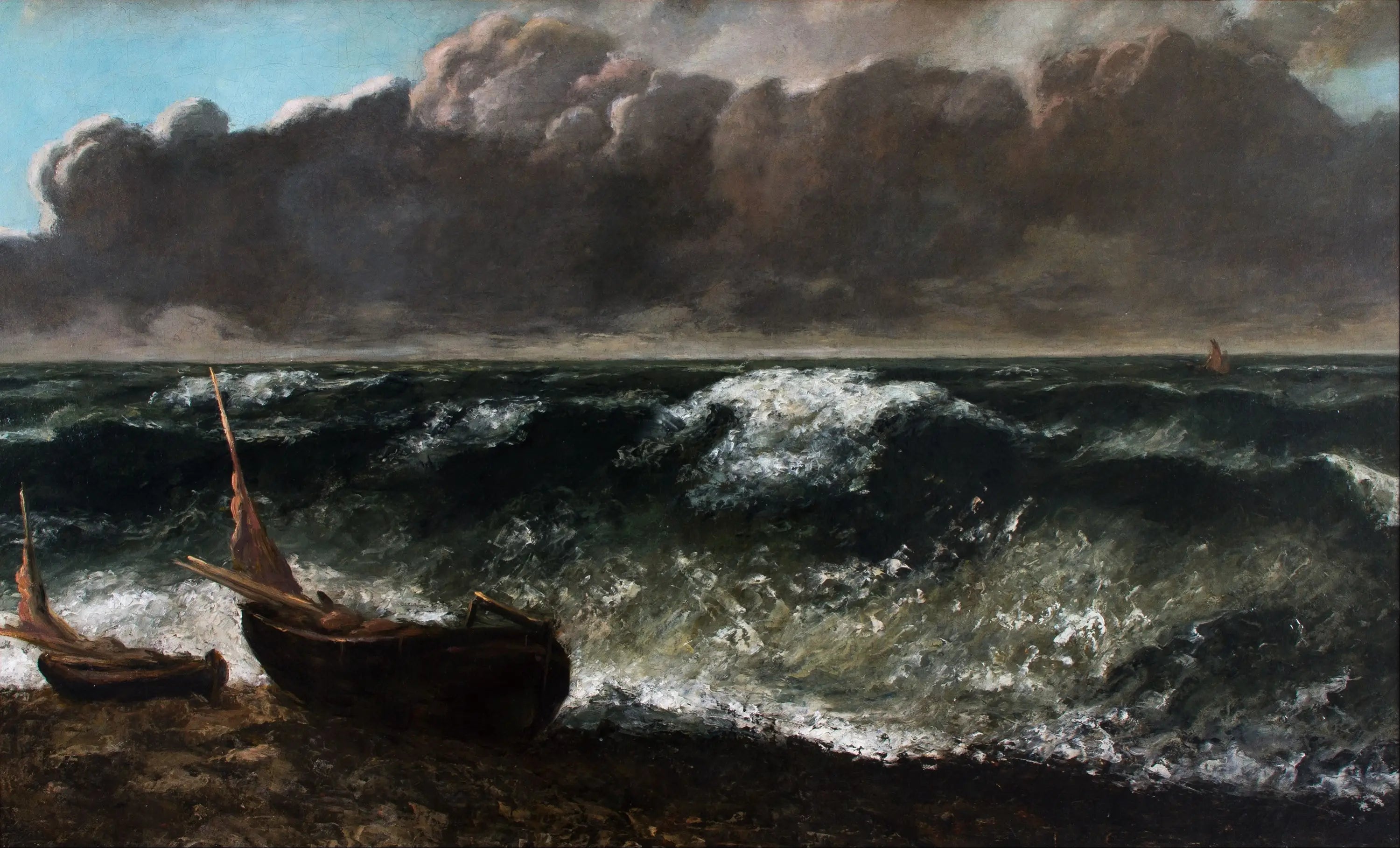 La Vague - Gustave Courbet - Alpha Reproduction