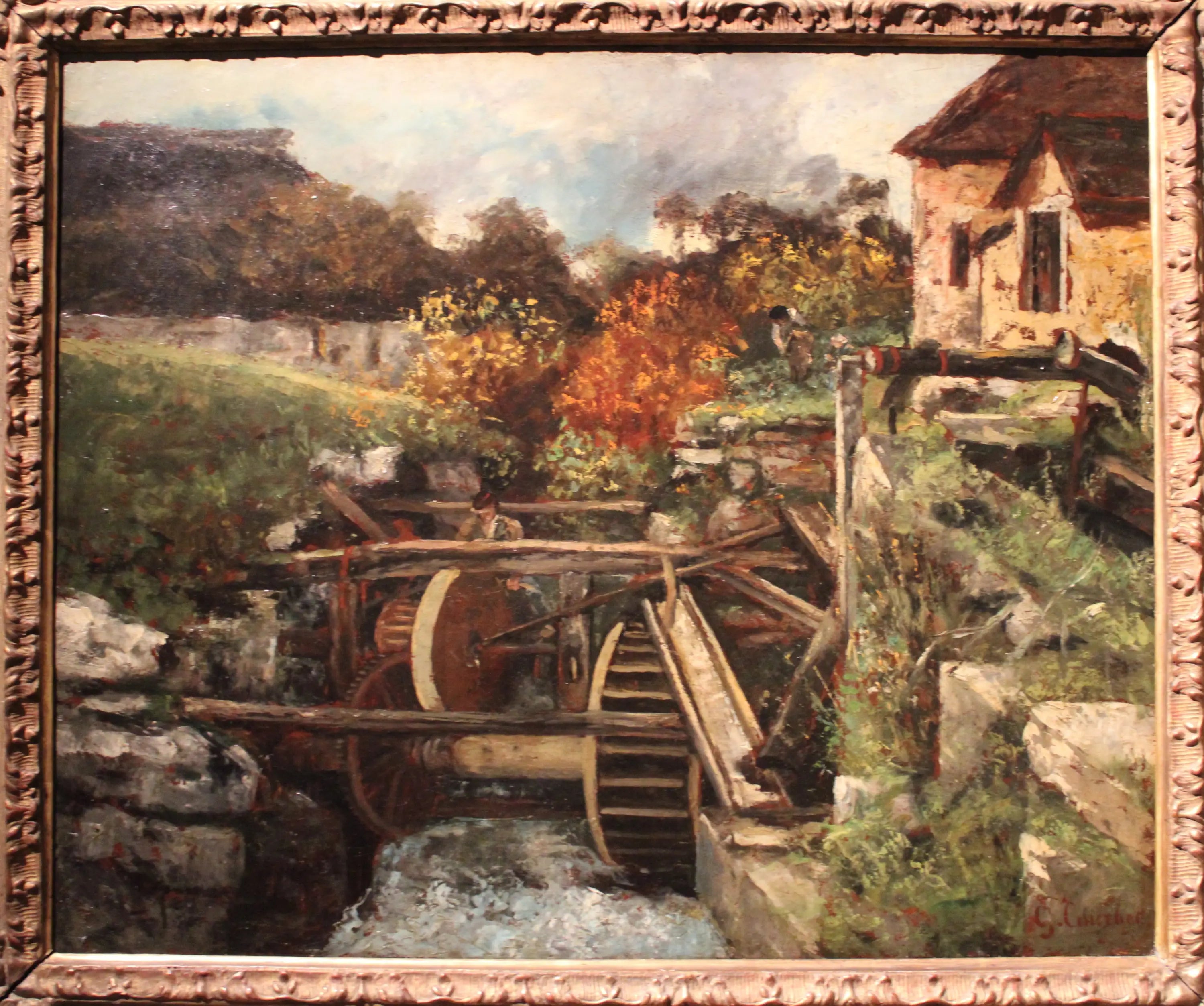 Une papeterie à Ornans - Gustave Courbet - Alpha Reproduction