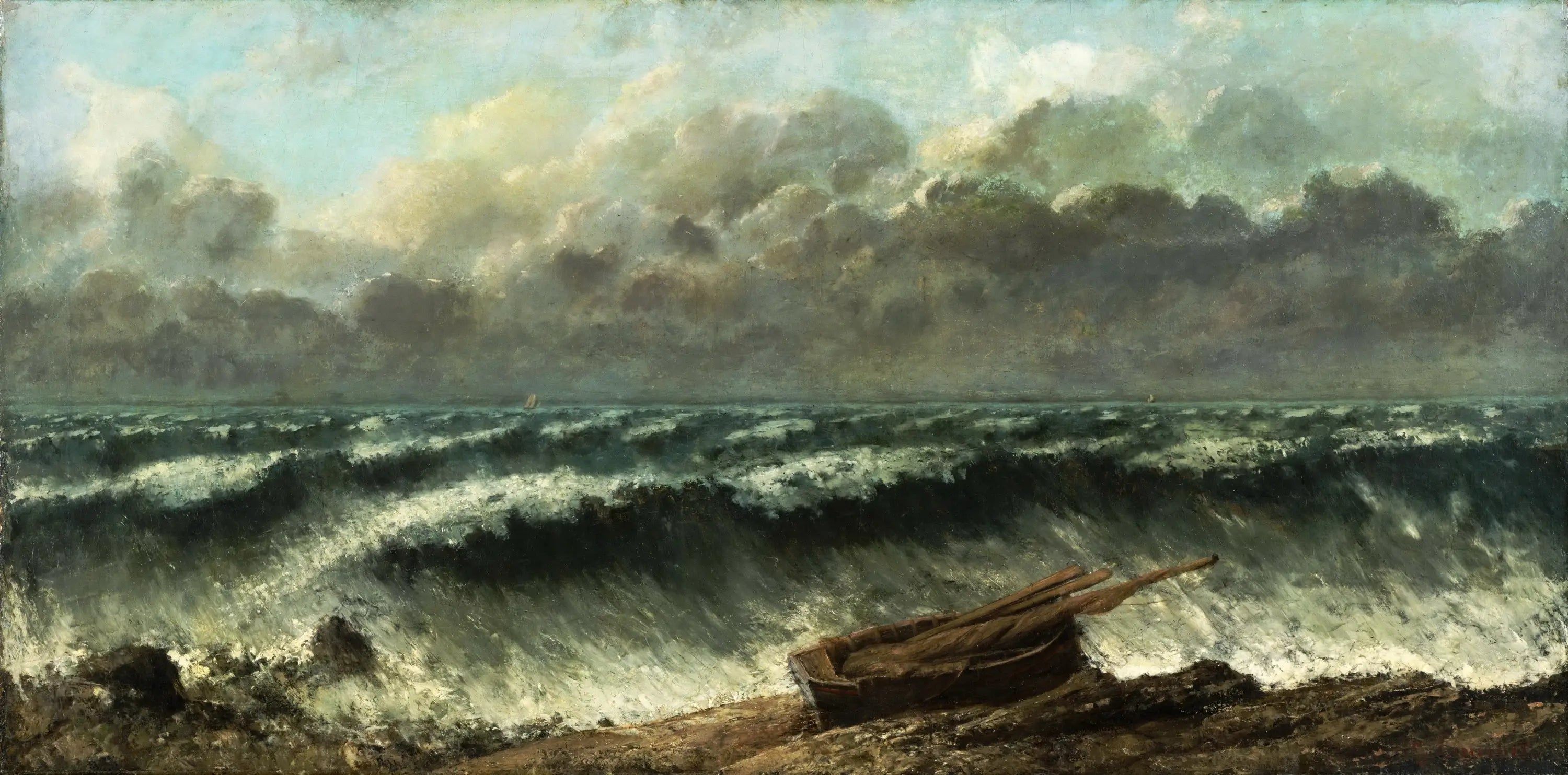 Vagues - Gustave Courbet - Alpha Reproduction