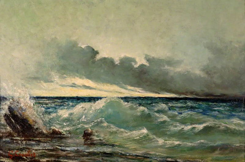 Bølgen - Gustave Courbet