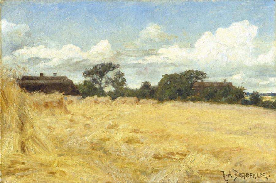 Champs de blé. - H. A. Brendekilde