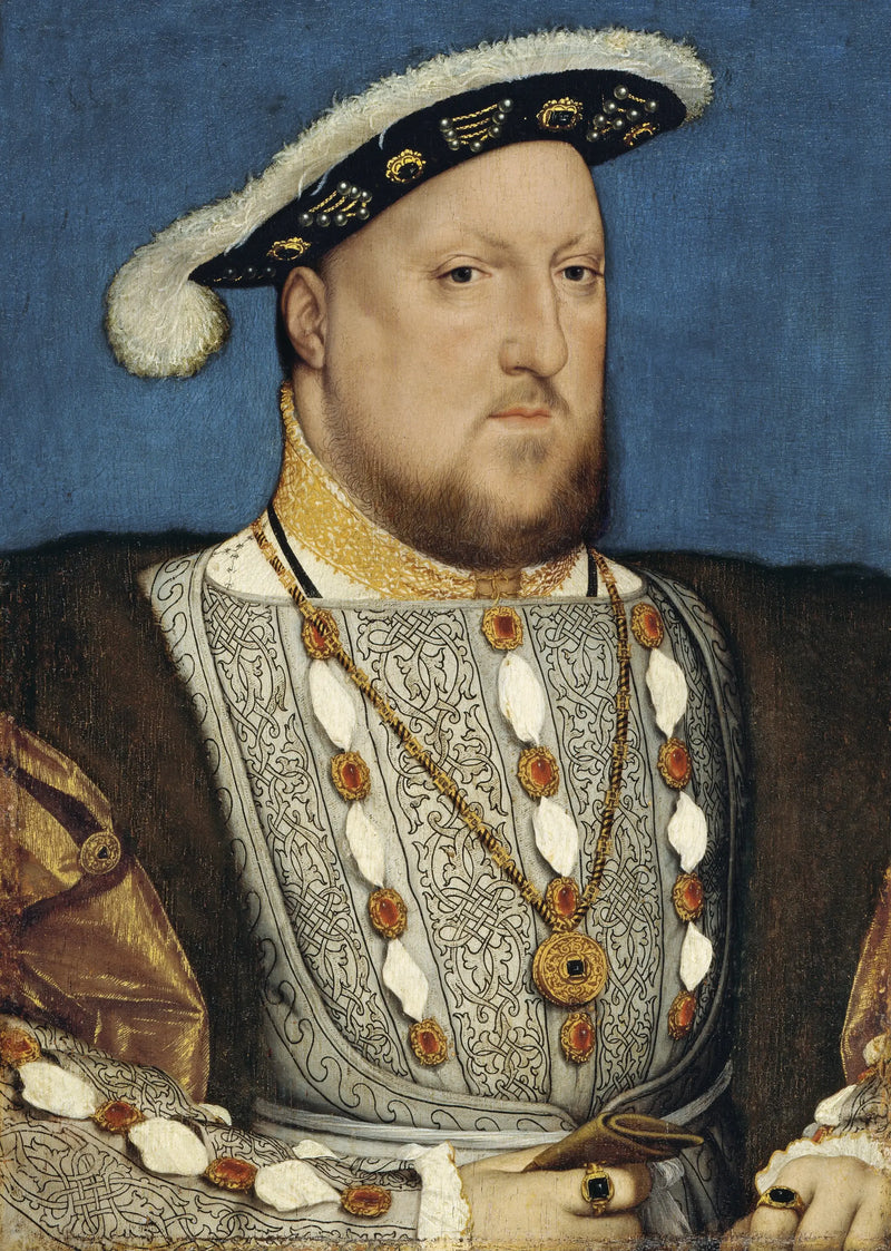 Portrett av Henrik VIII - Hans Holbein den Yngre