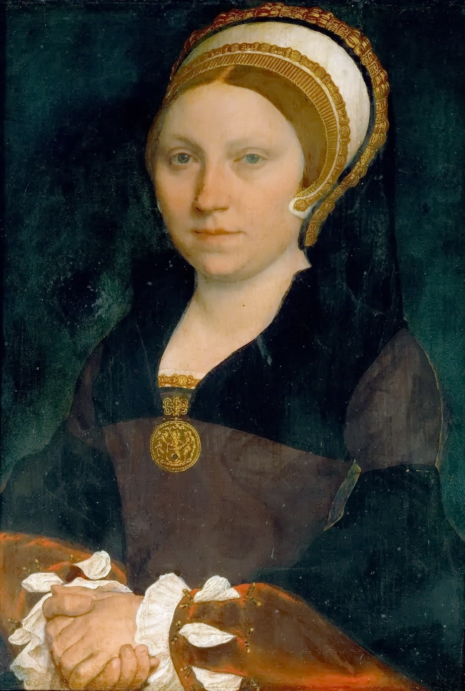 Portrait of an English lady - Hans Holbein le Jeune