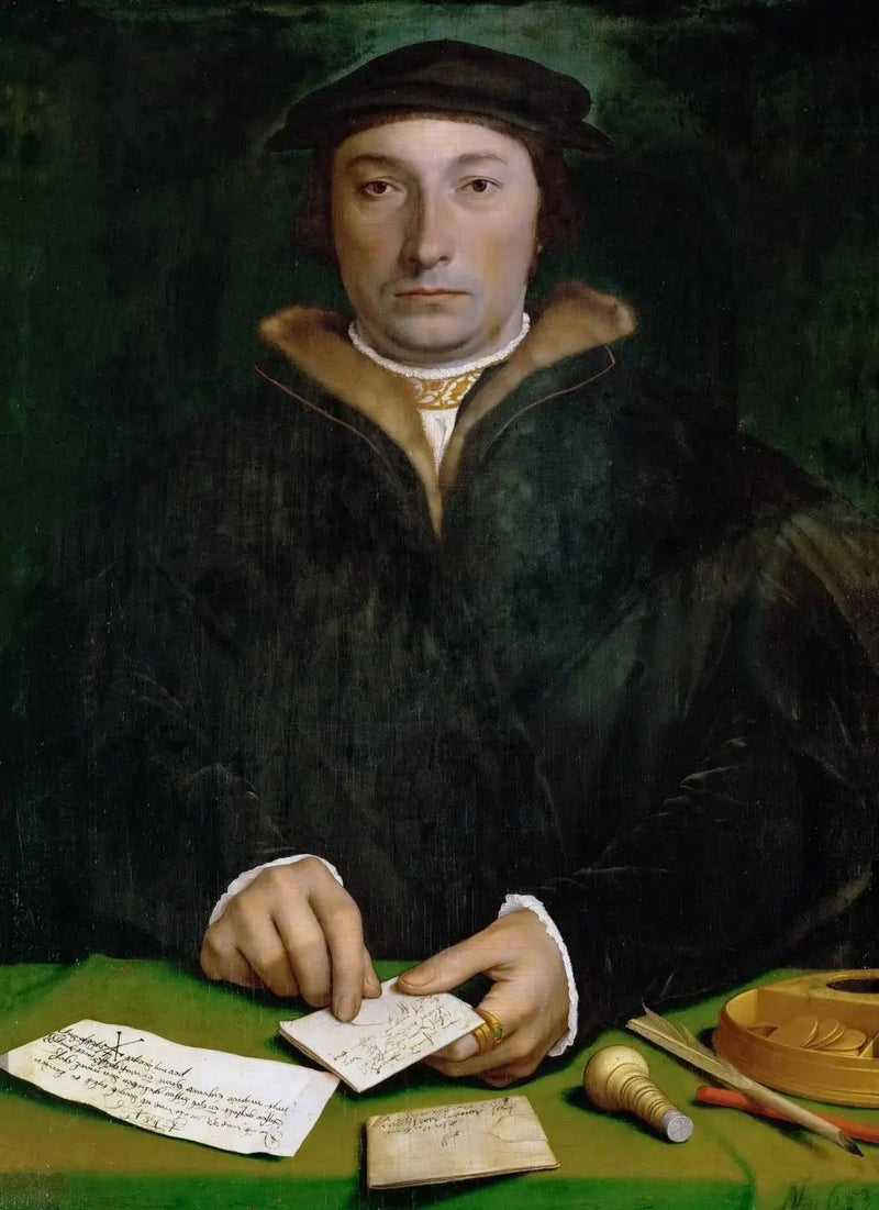 Duisburg-handelshandleren Dirck Tybis - Hans Holbein den Yngre