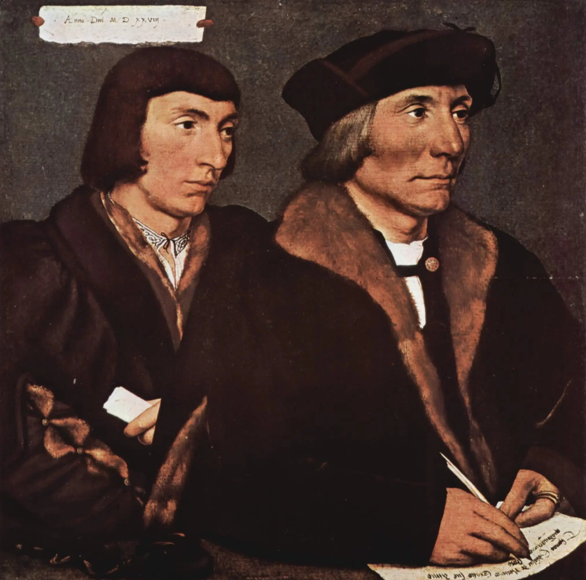 Portrait of Thomas Godsalve and his Son John - Hans Holbein le Jeune - Alpha Reproduction