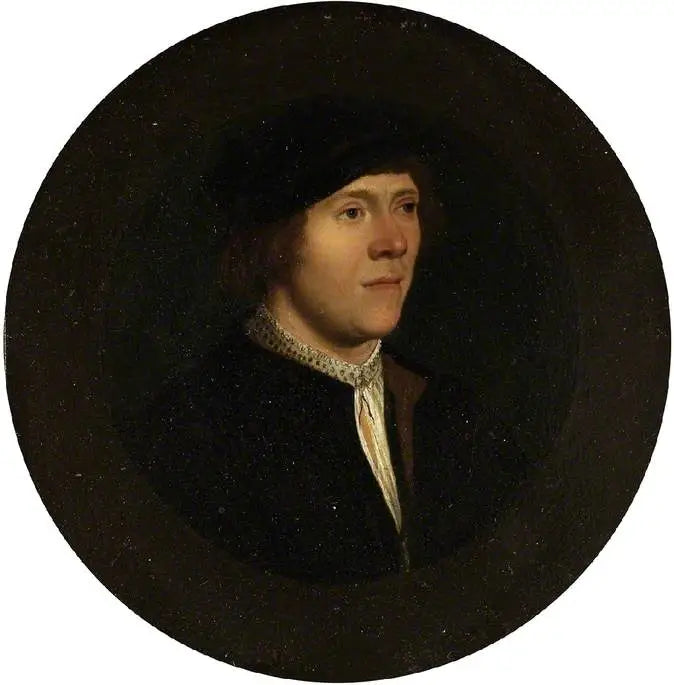 Portrait of an Unknown Man in the Service of Henry VIII - Hans Holbein le Jeune - Alpha Reproduction