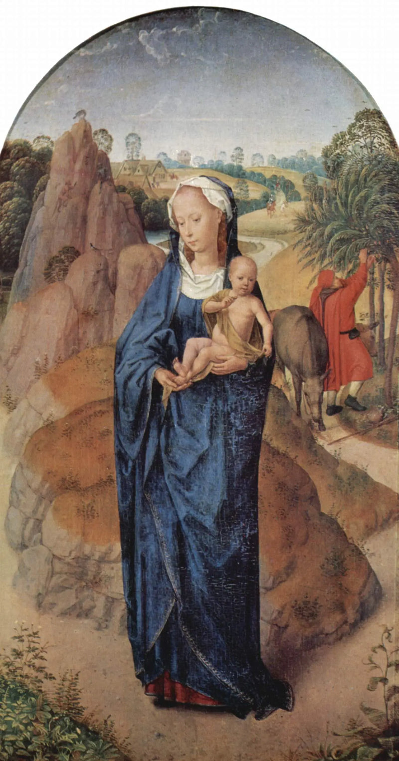 Hvile under flukten til Egypt - Hans Memling