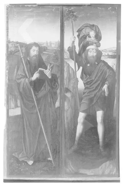 Saint Jacques et Saint Christophe - Hans Memling - Alpha Reproduction